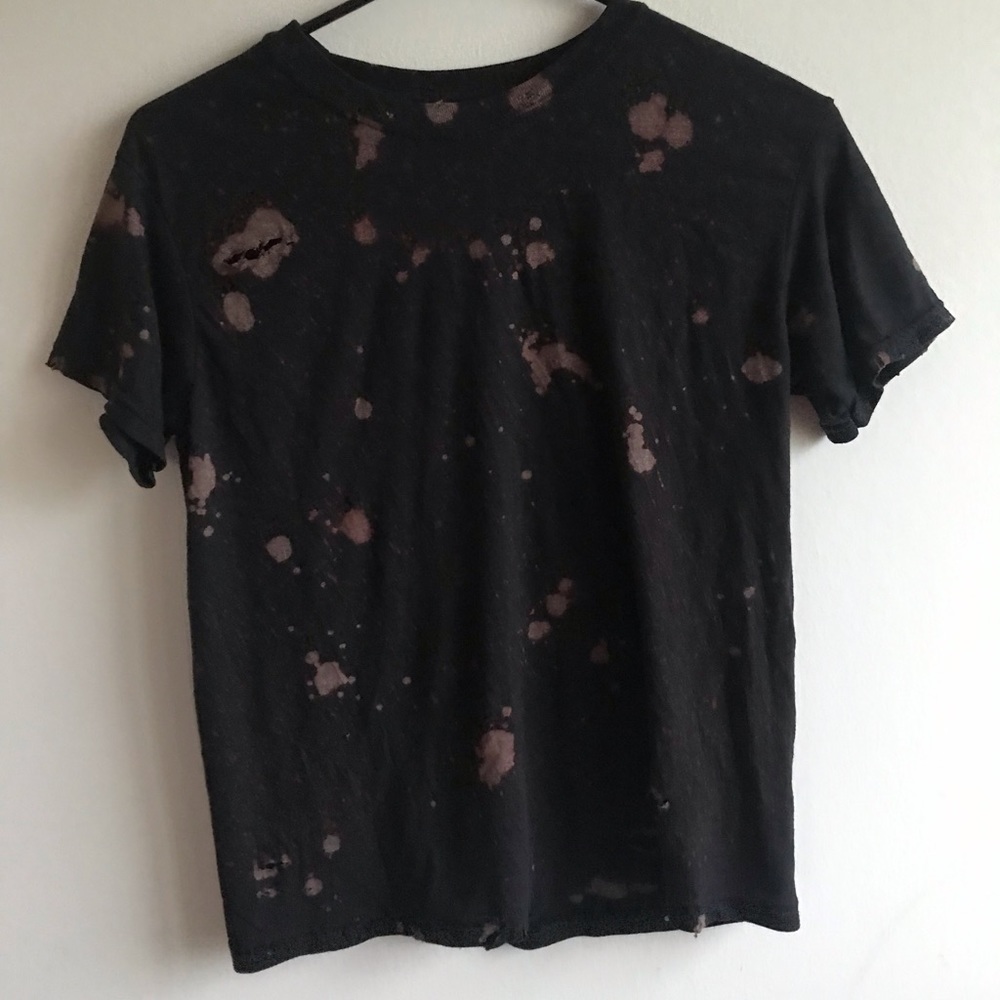 Acid washed tee